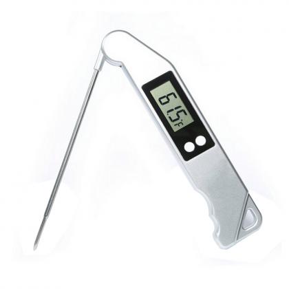 LifBetter Portable Digital Electronic Folding Food Thermometer for BBQ Cooking Meat with Foldable Probe