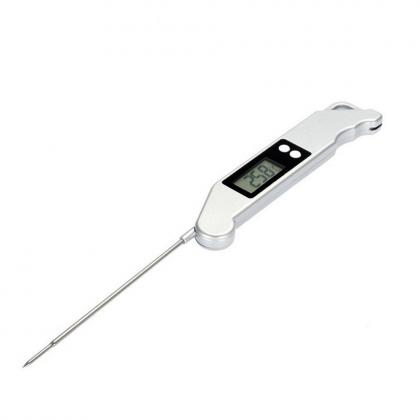 LifBetter Portable Digital Electronic Folding Food Thermometer for BBQ Cooking Meat with Foldable Probe